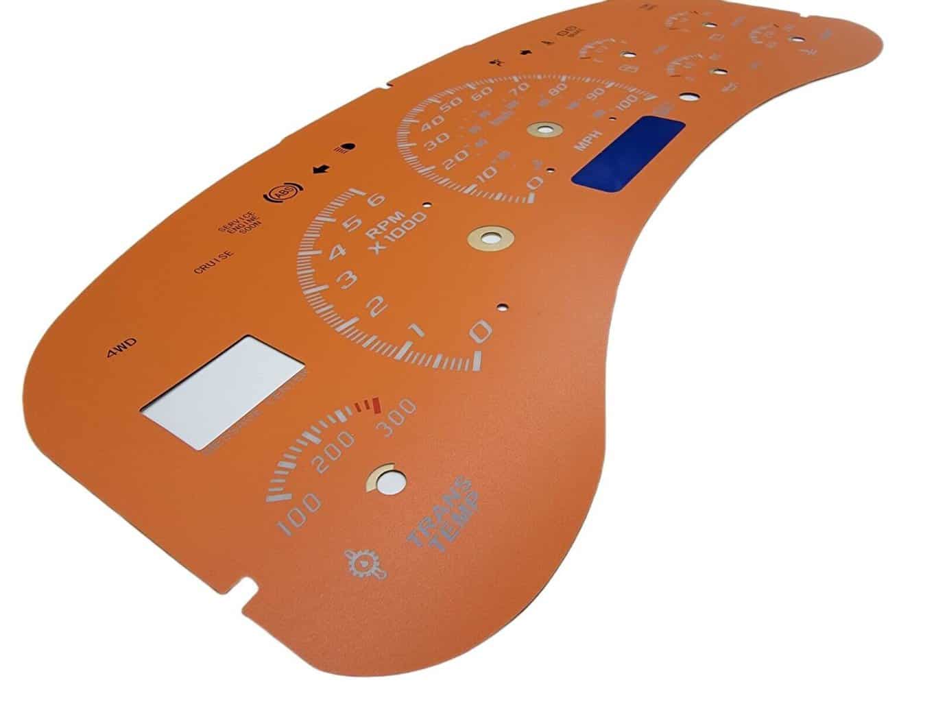 03 04 Silverado 1500 2500 Yukon Denali Instrument Cluster With RED LED Upgrade E - Foto 5