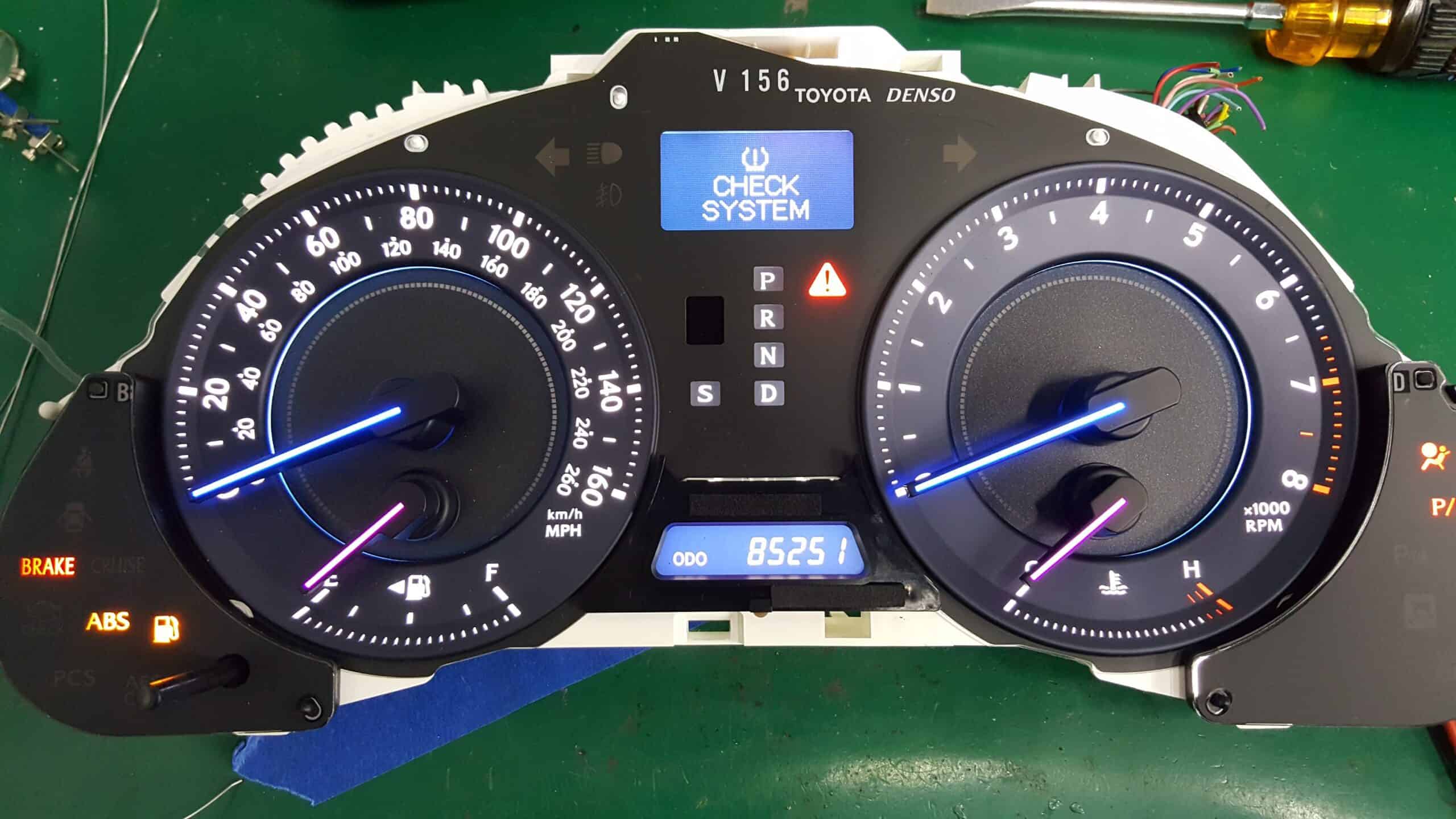 Cluster Lighting Upgrades For IS250
