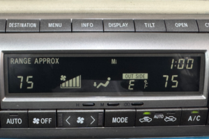 2002-2010 Lexus SC430 Black HVAC screen