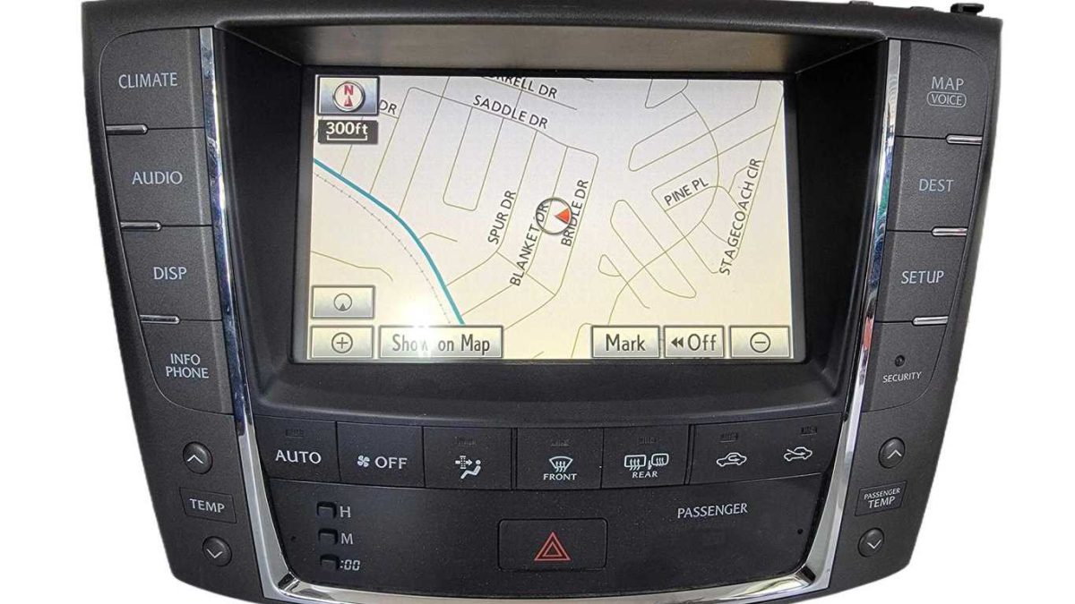2010-2012 Lexus IS250 IS350 Navigation Unit Assembly