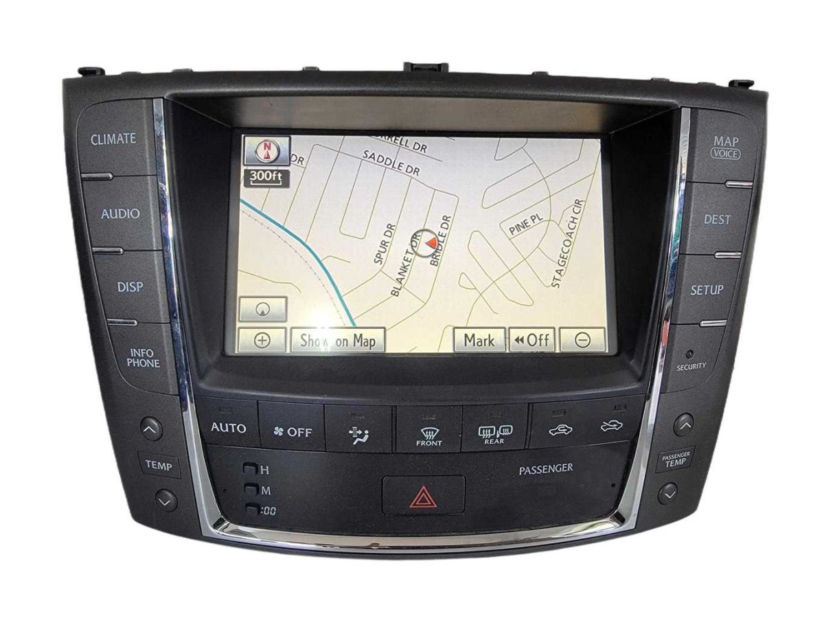 2010-2012 Lexus IS250 IS350 Navigation Unit Assembly