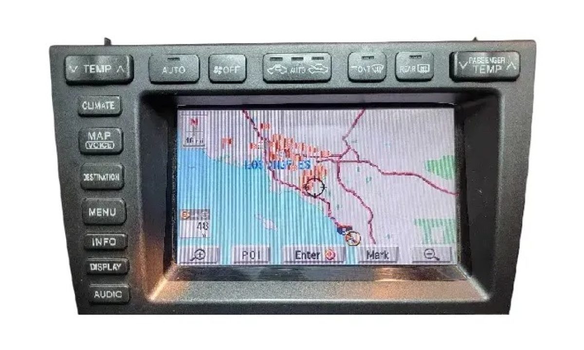 LEXUS GS430 (前期) TOYOTA 純正マルチナビゲーションシステム 2001-2005 Lexus GS300, GS430 Interior Navigation Assembly